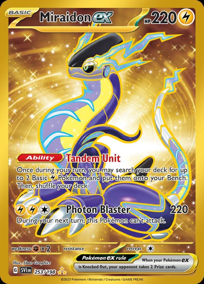 Carte Pokémon: Miraidon ex [Miraidon ex]