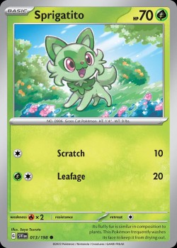 Carte Pokémon: Sprigatito