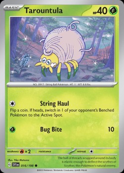 Carte Pokémon: Tarountula