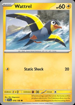 Carte Pokémon: Wattrel