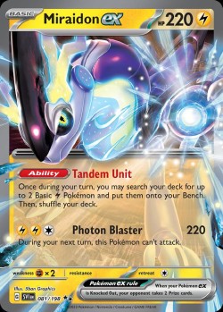 Carte Pokémon: Miraidon ex