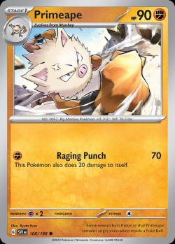 Carte Pokémon: Primeape