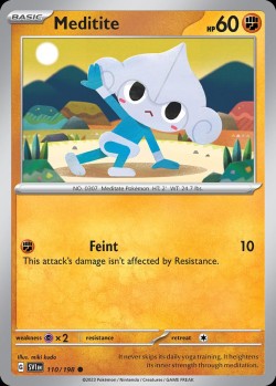 Carte Pokémon: Meditite