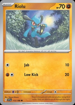 Carte Pokémon: Riolu