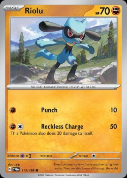 Carte Pokémon: Riolu