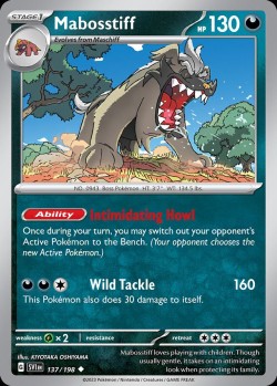 Carte Pokémon: Mabosstiff