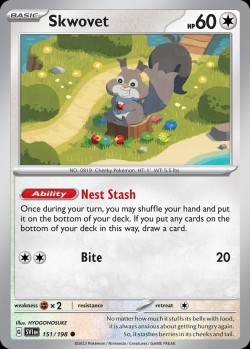 Carte Pokémon: Skwovet