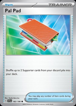 Carte Pokémon: Pal Pad