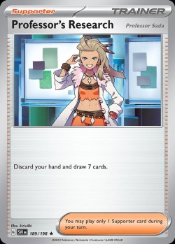 Carte Pokémon: Professor's Research