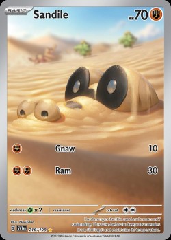 Carte Pokémon: Sandile