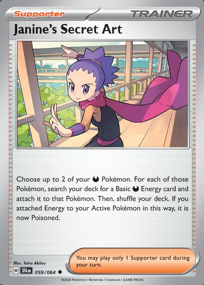 Carte Pokémon: Janine's Secret Art [Art Secret de Jeannine]