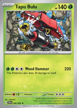 Carte Pokémon: Tapu Bulu