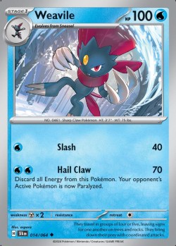 Carte Pokémon: Weavile