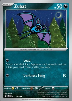 Carte Pokémon: Zubat