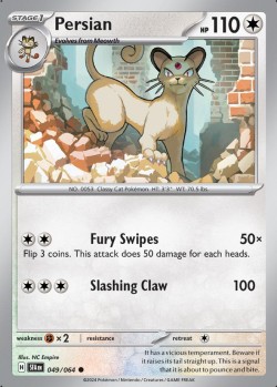 Carte Pokémon: Persian