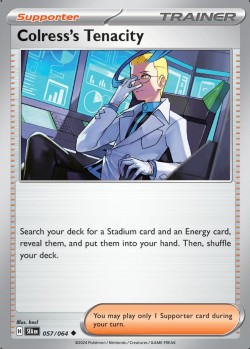 Carte Pokémon: Colress's Tenacity