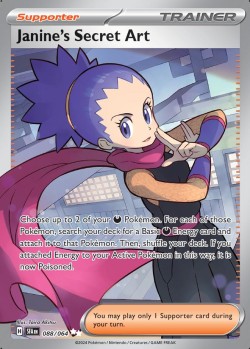 Carte Pokémon: Janine's Secret Art