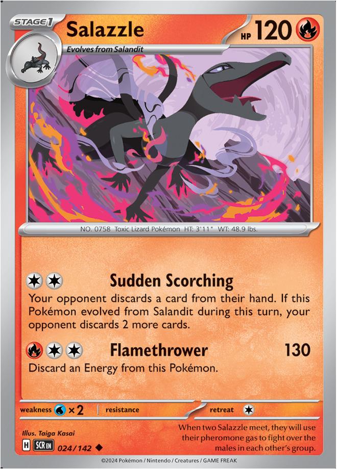 Carte Pokémon: Salazzle [Malamandre]