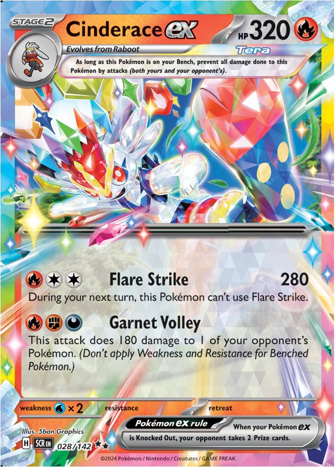 Carte Pokémon: Cinderace ex [Pyrobut ex]