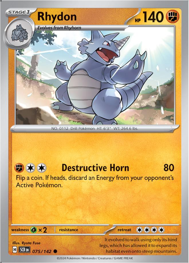 Carte Pokémon: Rhydon [Rhinoféros]