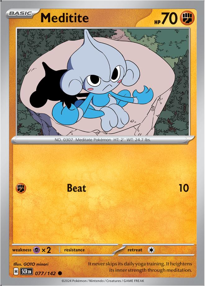 Carte Pokémon: Meditite [Méditikka]