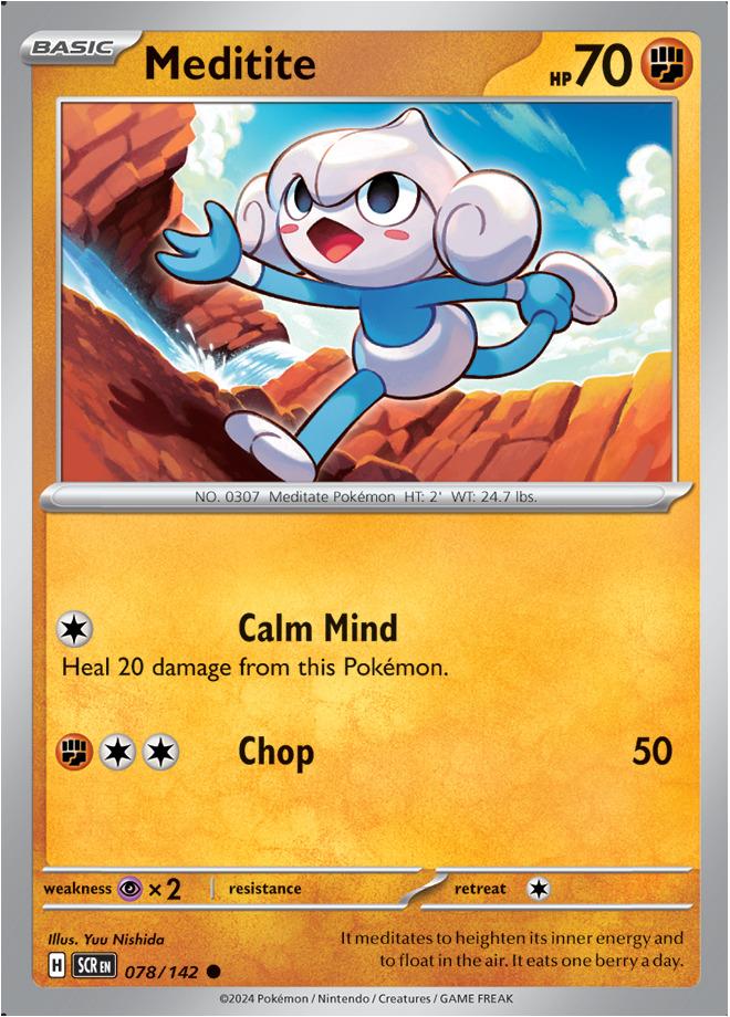 Carte Pokémon: Meditite [Méditikka]