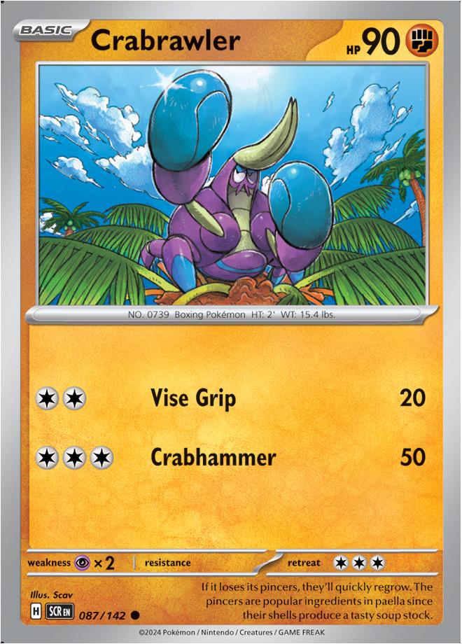 Carte Pokémon: Crabrawler [Crabagarre]