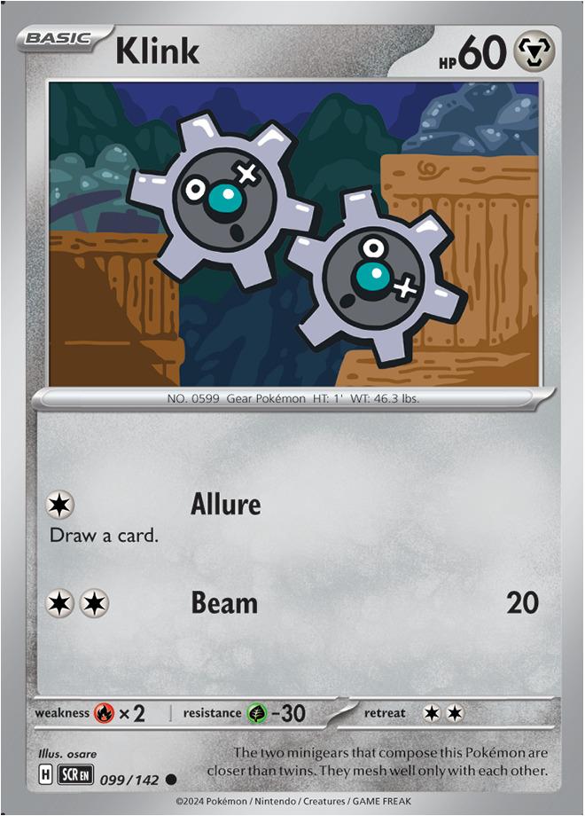 Carte Pokémon: Klink [Tic]