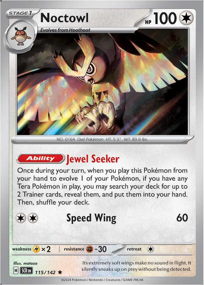 Carte Pokémon: Noctowl [Noarfang]