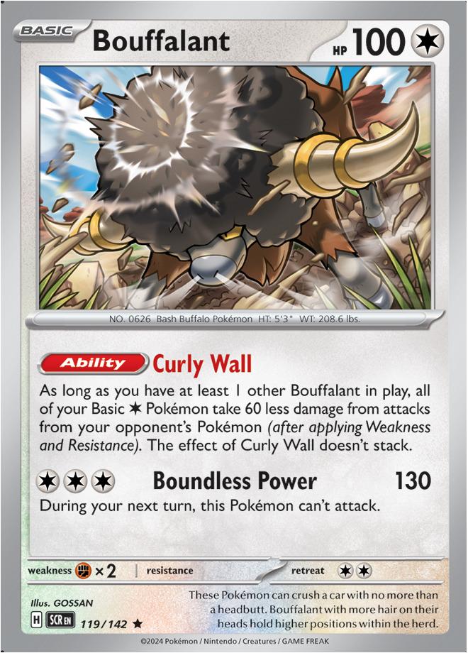 Carte Pokémon: Bouffalant [Frison]