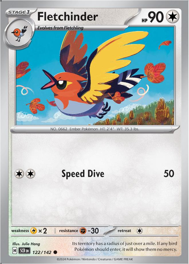 Carte Pokémon: Fletchinder [Braisillon]