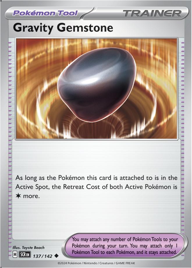 Carte Pokémon: Gravity Gemstone [Gemme Gravité]