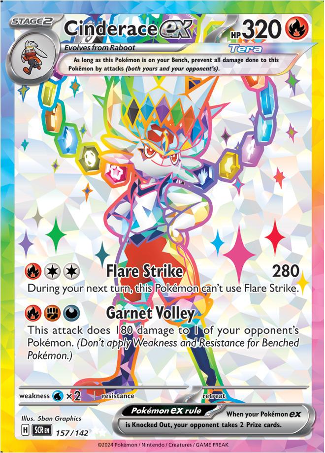 Carte Pokémon: Cinderace ex [Pyrobut ex]