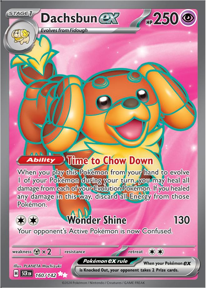 Carte Pokémon: Dachsbun ex [Briochien ex]