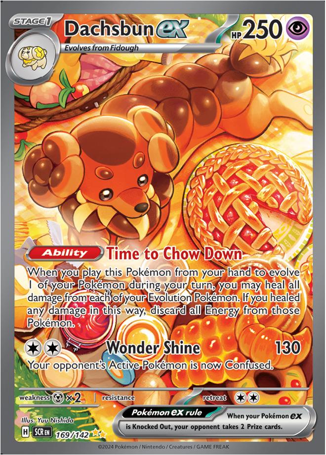 Carte Pokémon: Dachsbun ex [Briochien ex]