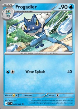 Carte Pokémon: Frogadier