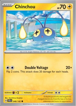 Carte Pokémon: Chinchou