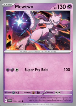 Carte Pokémon: Mewtwo