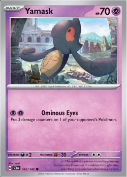 Carte Pokémon: Yamask