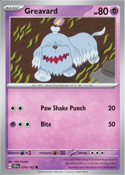 Carte Pokémon: Greavard