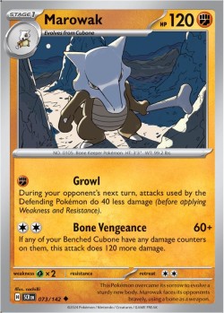 Carte Pokémon: Marowak