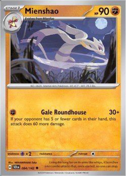 Carte Pokémon: Mienshao