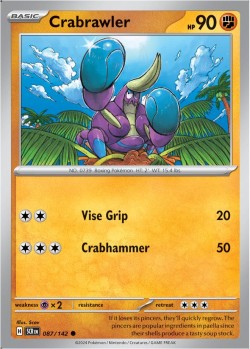 Carte Pokémon: Crabrawler