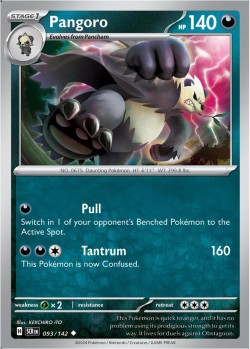 Carte Pokémon: Pangoro