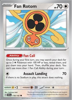 Carte Pokémon: Fan Rotom