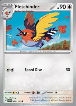 Carte Pokémon: Fletchinder