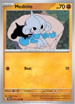 Carte Pokémon: Méditikka