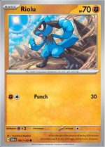 Carte Pokémon: Riolu