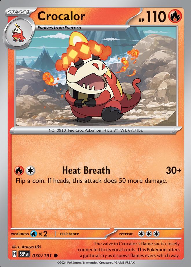 Carte Pokémon: Crocalor [Crocogril]