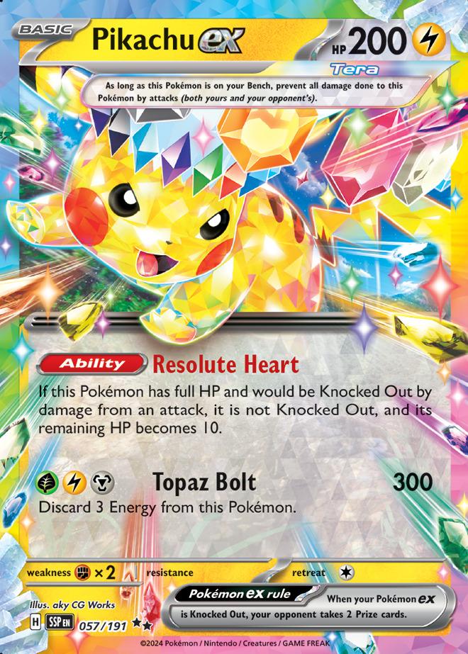 Carte Pokémon: Pikachu ex [Pikachu ex]